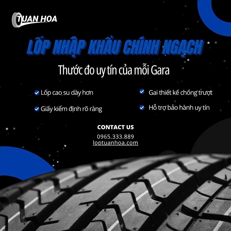 Địa chỉ uy tín cung cấp lốp ô tô nhập khẩu chính hãng, chất lượng