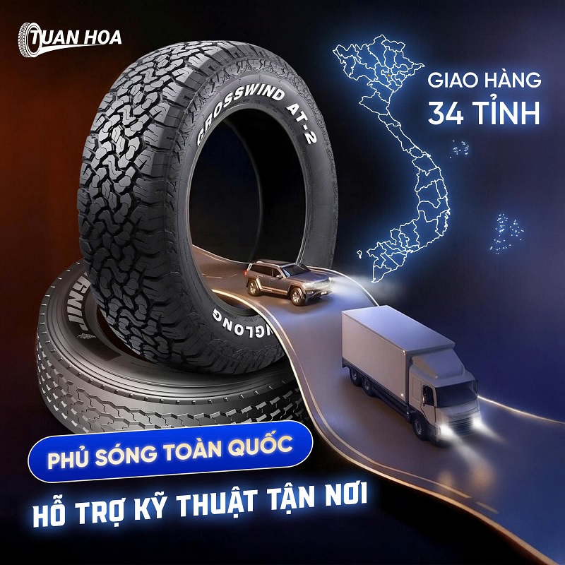 Địa chỉ cung cấp đa dạng các loại lốp ô tô chính hãng uy tín