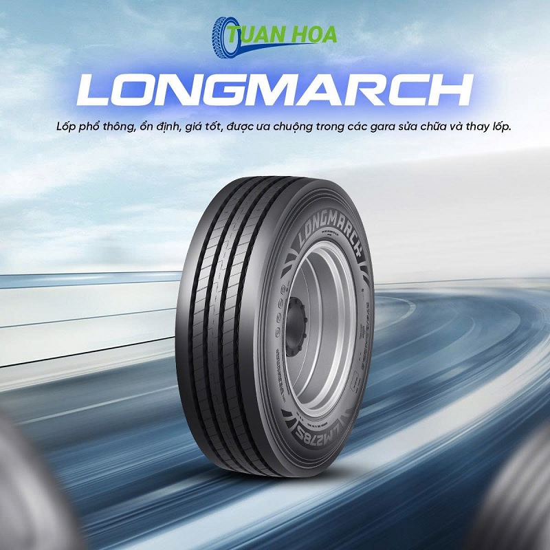 Lốp Longmarch – Cao cấp cho xe tải nặng và container