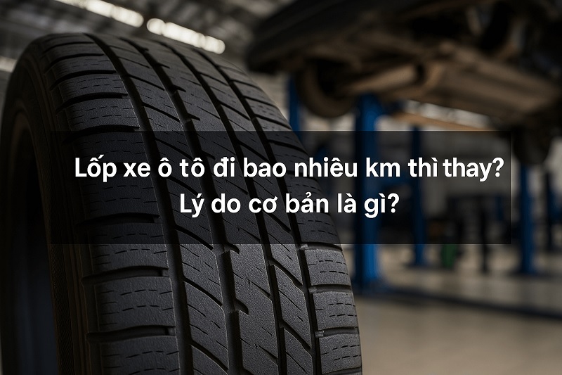 Lốp ô tô đi được bao nhiêu km thì nên thay?
