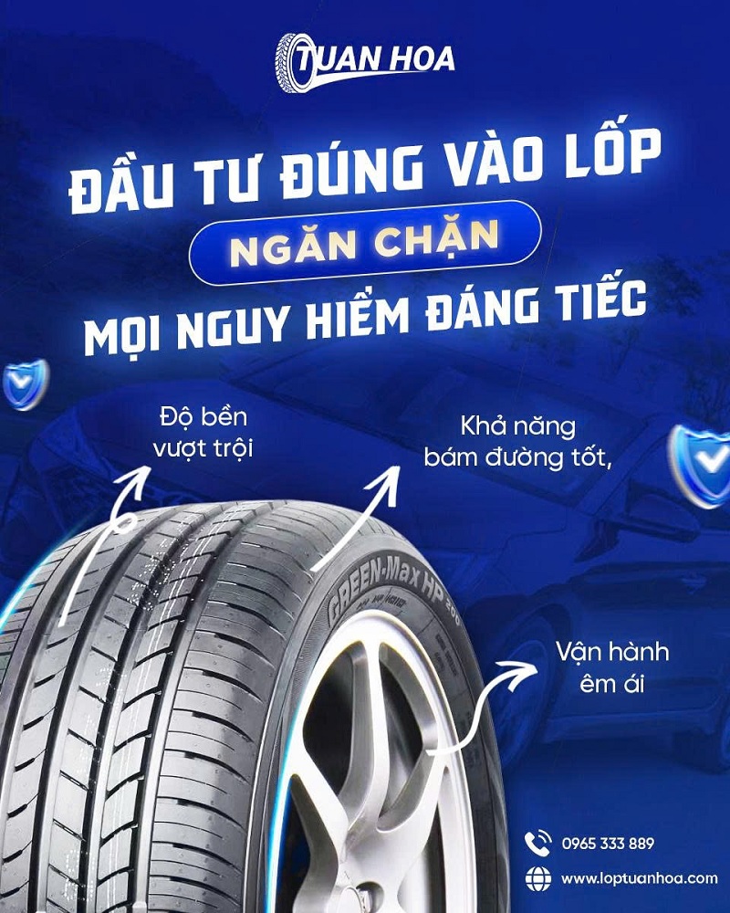 Địa chỉ cung cấp các loại lốp ô tô chất lượng